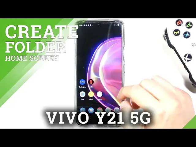 Video thumbnail for How to Create Folder on Home Screen in VIVO V21 5G - Add Folder to Home Screen