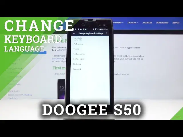 Video thumbnail for How to Change Keyboard Language in DOOGEE S50 – Find Keyboard Dictionary Settings