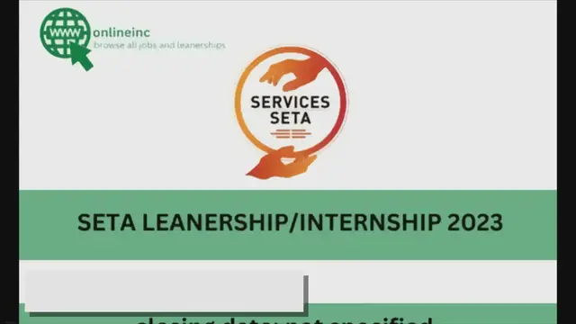 Video thumbnail for SETA Cleaning Learnerships 2024