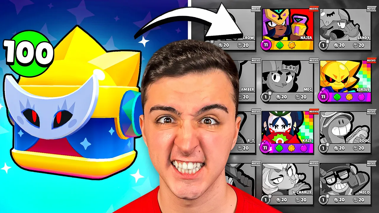 Video thumbnail for ABRO 100 CAJAS ULTRALEGENDARIAS en CUENTA SIN BRAWLERS 😱🚨 Brawl Stars