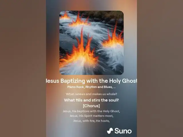 Video thumbnail for Jesus Baptizing with the Holy Ghost