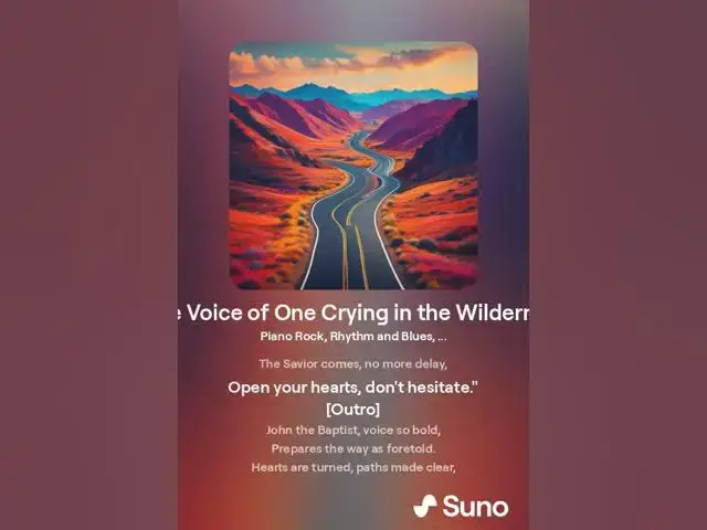 Video thumbnail for The Voice in the Wilderness: A Song Inspired by John the Baptist