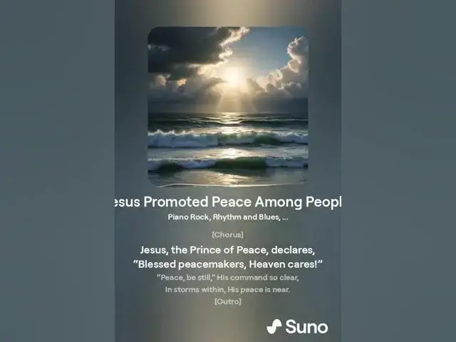 Video thumbnail for Jesus Promoted Peace Among People
