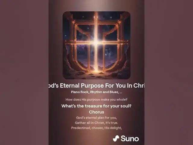Video thumbnail for God’s Eternal Purpose For You In Christ