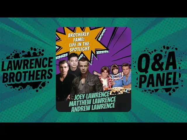 'Video thumbnail for Joey, Matthew & Andrew Lawrence Talk Mrs. Doubtfire, Blossom, Boy Meets World & More | Q&A Panel'