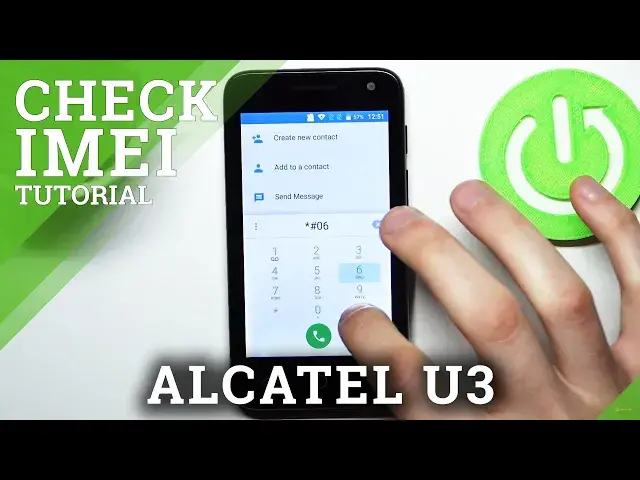 'Video thumbnail for How to Check IMEI and Serial Number on ALCATEL U3 – Find SN and IMEI'