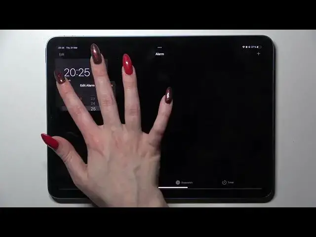 'Video thumbnail for How to Set Up Alarm Clock in iPad Air 2022 - Apple iPad Air 5th Gen WiFi'