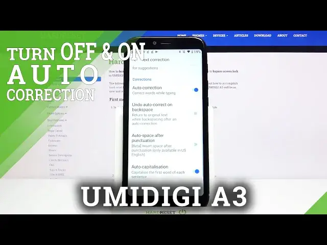 Video thumbnail for Activate Auto-Correction Feature – UMIDIGI A3 & Keyboard Options