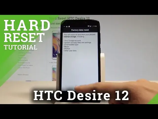 'Video thumbnail for How to Hard Reset HTC Desire 12 - Reset Code / Restore Factory |HardReset.Info'