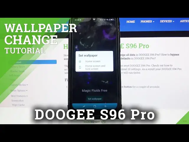 Video thumbnail for How to Apply Live Wallpaper on DOOGEE S96 Pro – Apply Magic Fluids Wallpaper