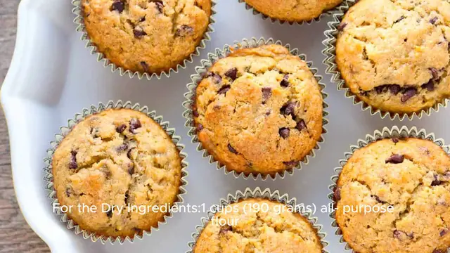 Video thumbnail for Banana muffin recipe