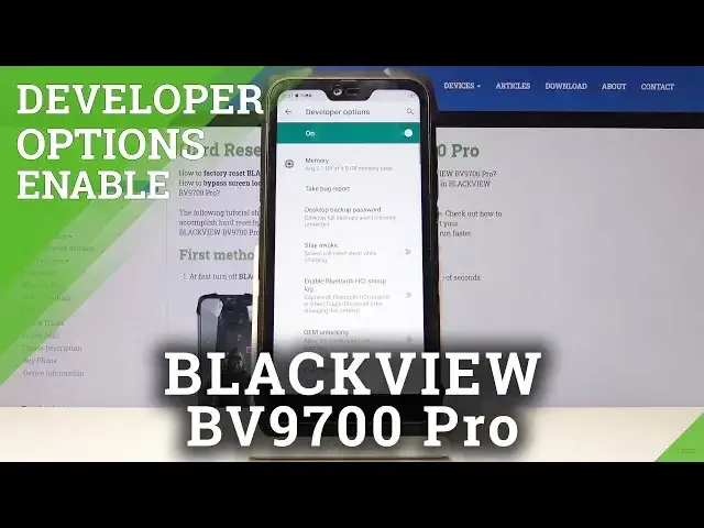 'Video thumbnail for How to Enable Developer Options in BLACKVIEW BV9700 Pro - OEM Unlock'