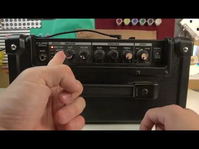 Video thumbnail for How to Adjust Gain on ROLAND CUBE 10GX Amplifier - Switch Gain Level on Roland Cube