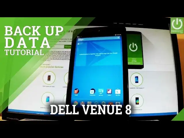 'Video thumbnail for How to Back Up Data in DELL Venue 8 - Enable Google Backup'