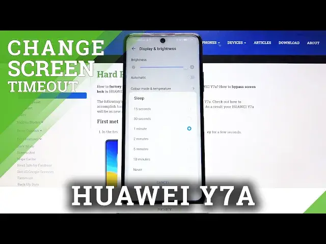 'Video thumbnail for How to Activate Screen Timeout on HUAWEI Y7 – Screen Sleep Time'