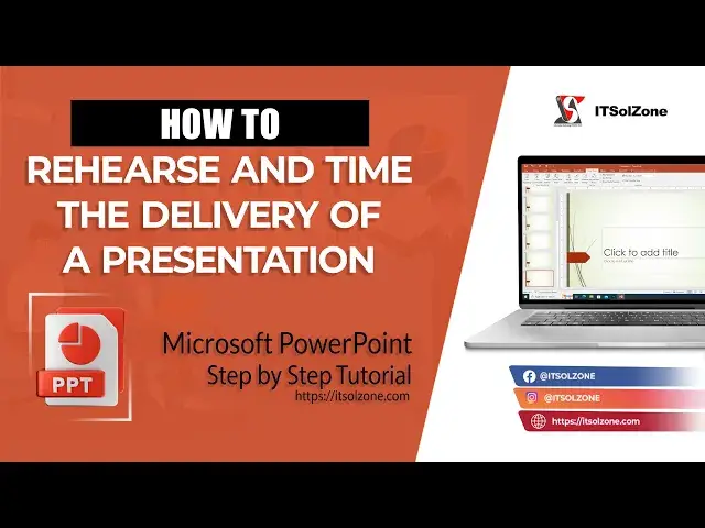'Video thumbnail for Clockwork Confidence: Timing Your Presentation Like a Pro | Step By Step | Tutorial | ITSolZone'