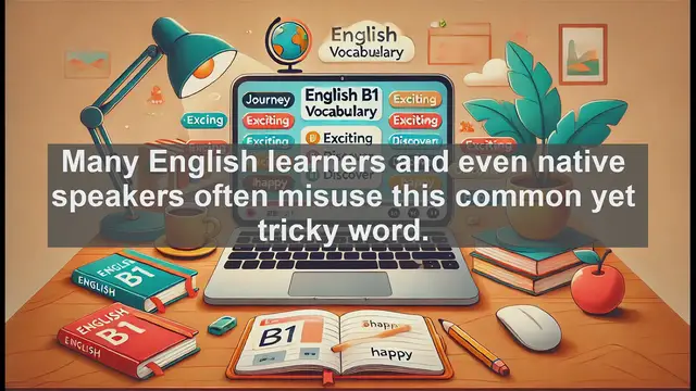 Video thumbnail for 2500 Must Know CEFR B1 Vocabulary - How to Use 'Actually' Correctly in English