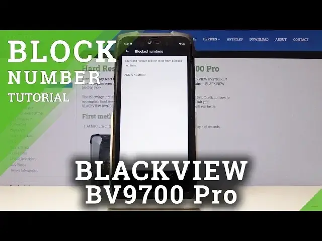 'Video thumbnail for How to Block Number in BLACKVIEW BV9700 Pro - Blacklist'