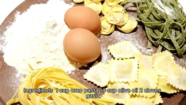 Video thumbnail for Lemon Garlic Orzo _ orzo recipe