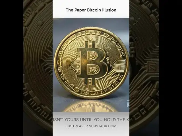 Video thumbnail for The Paper Bitcoin Illusion