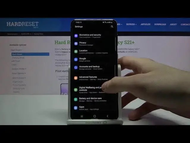 'Video thumbnail for How to Reset App Preferences in SAMSUNG Galaxy S21+ - Restore App Defaults'