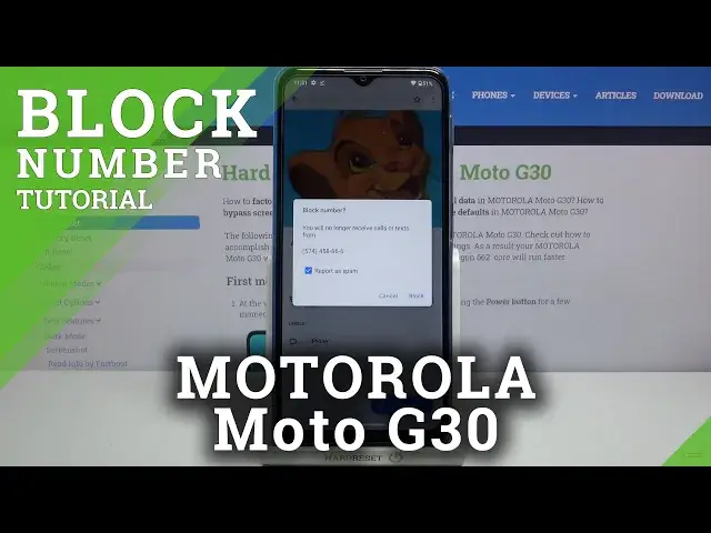 'Video thumbnail for How to Create Blacklist on Motorola Moto G30 - Block Number'