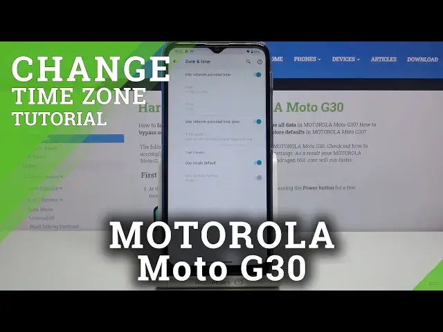 'Video thumbnail for How to Adjust Time Zone on Motorola Moto G30 – Change Date'