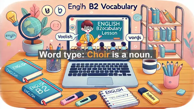 Video thumbnail for 1500 Must Know CEFR B2 Vocabulary - What is a Choir? Understanding the Power of Collective Voices