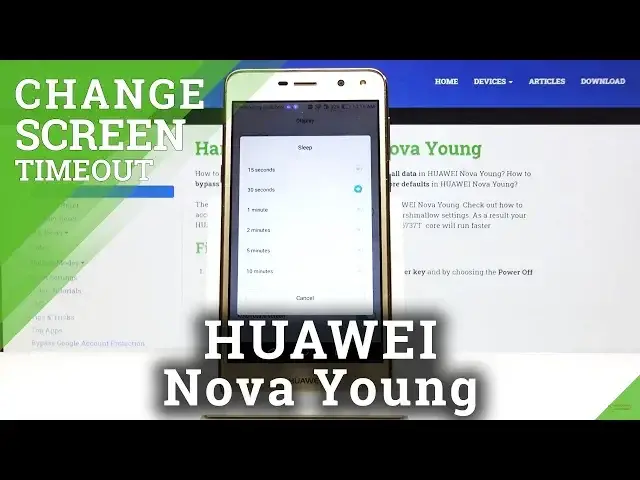 'Video thumbnail for How to Change Screen Timeout in HUAWEI Nova Young – Screen Sleep Time'