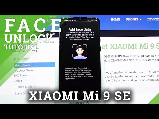 'Video thumbnail for How to Set Up Face Unlock on XIAOMI Mi 9 SE – Face Recognition'