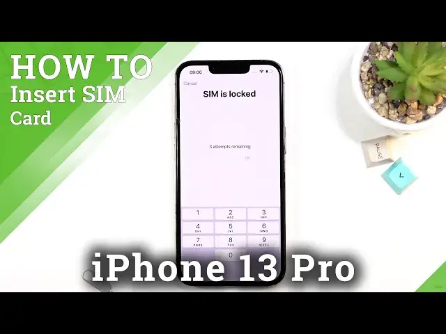 'Video thumbnail for How to Insert Nano SIM Card on iPhone 13 Pro | Open SIM Slot | Set Up SIM Card'