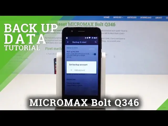 Video thumbnail for How to Backup Data in MICROMAX Bolt Q346 - Google Backup Activation