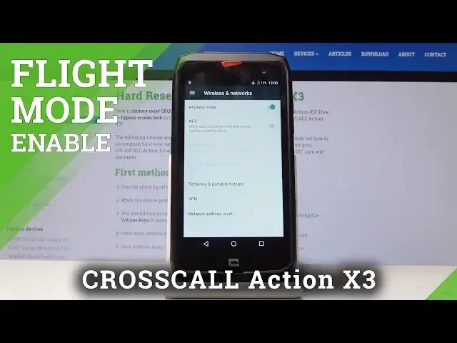 Video thumbnail for How to Enable Flight Mode in CROSSCALL Action X3 - Airplane Mode