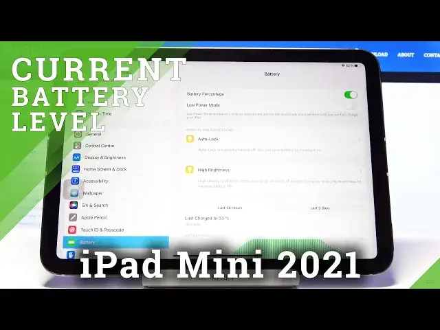 Video thumbnail for How to Show Battery Percentage in Status Bar in iPad Mini 2021 – Battery Settings