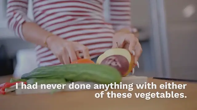 Video thumbnail for Crown prince pumpkin with romanesco