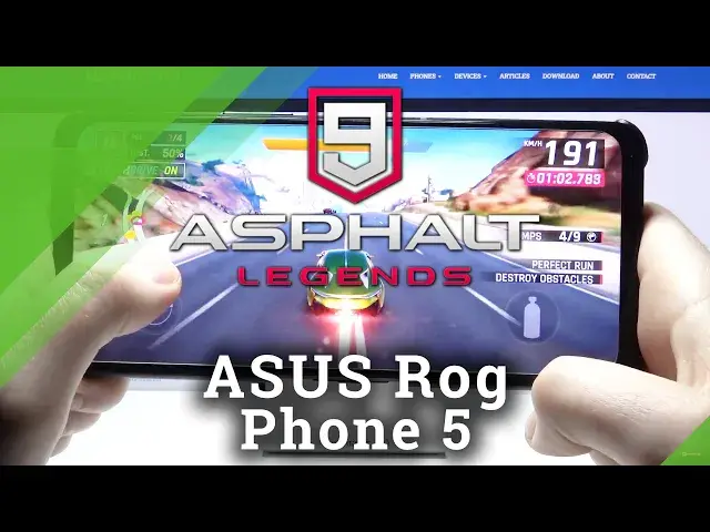 Video thumbnail for Asphalt 9 on ASUS ROG Phone 5 – Check Gaming Abilities