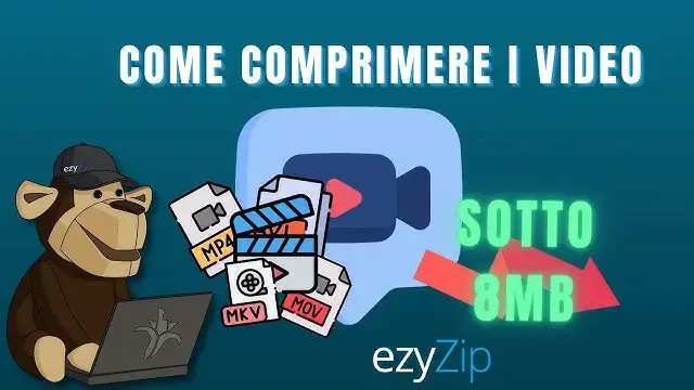 'Video thumbnail for Riduci il Video a 8Mb | Comprimere per Discord'