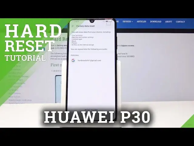 'Video thumbnail for HUAWEI P30 Factory Reset / How to Wipe Data'