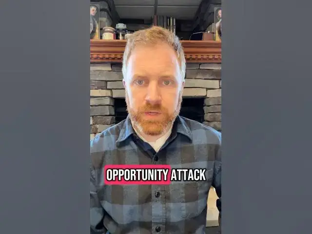 Video thumbnail for Opportunity attacks in #dnd shouldn’t scare you into standing still
