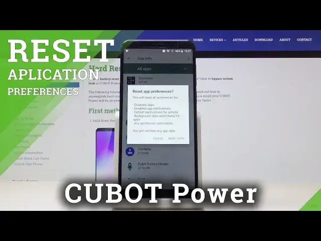 Video thumbnail for How to Reset App Preferences in CUBOT Power - Restore App Settings