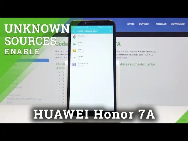 'Video thumbnail for How to Allow Unknown Sources in HUAWEI Honor 7A – Download Unknown Apps'