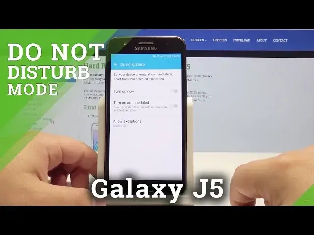 Video thumbnail for How to Activate DND Mode in SAMSUNG Galaxy J5 - Mute Sounds & Vibrations