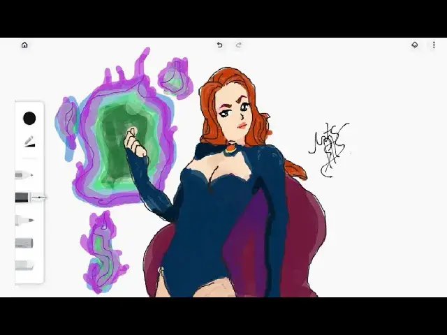 Video thumbnail for Speedart Madelyne Pryor Xmen´97 | speeddrawing on Chrome Canvas