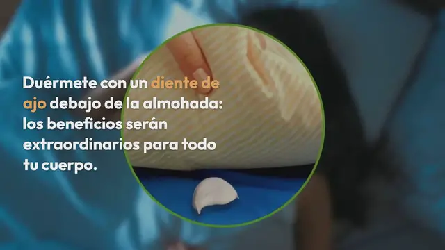 Video thumbnail for Ajo, ponlo debajo de tu almohada: lo que pasa mientras duermes es inesperado
