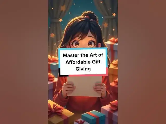 Video thumbnail for Master the Art of Affordable Gift Giving