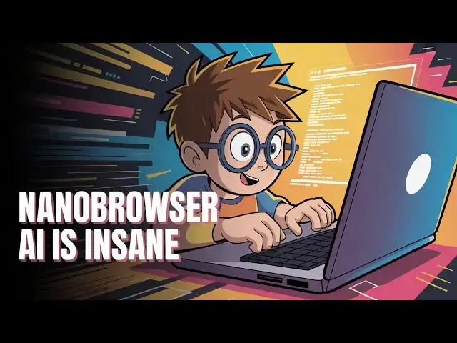 'Video thumbnail for Nanobrowser AI Is INSANE — Free, Open-Source Web Automation With Claude,GPT Right in Your Browser!'