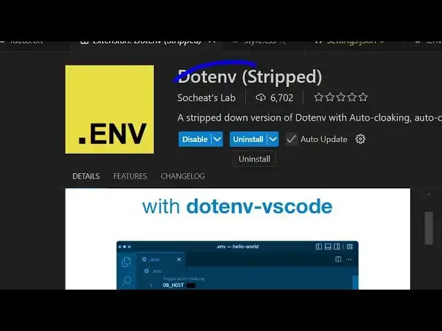 Video thumbnail for This Dotenv Intellisense & Autocomplete Plugin For VSCode IDE to Hide Sensitive Dotenv Values