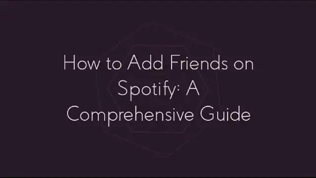 'Video thumbnail for How to Add Friends on Spotify'