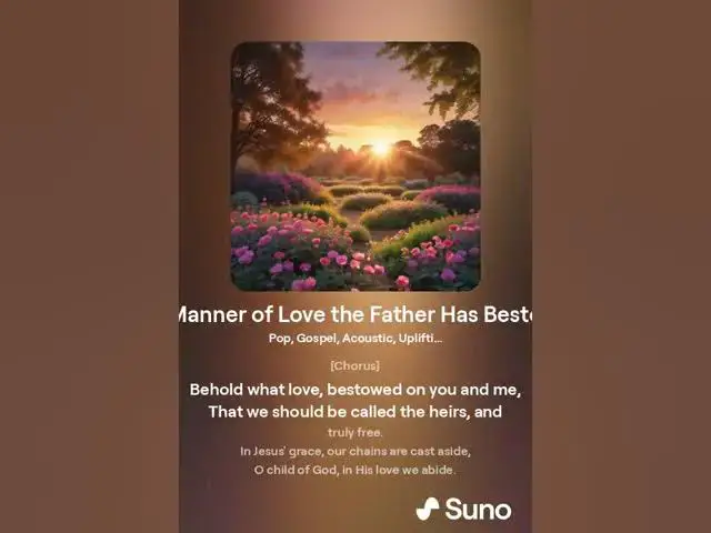 Video thumbnail for Behold What Manner of Love the Father Has Bestowed Upon Me