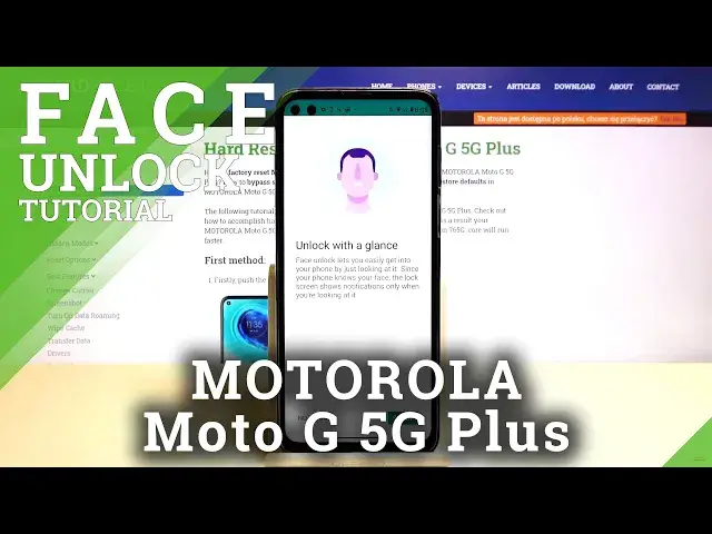 'Video thumbnail for How to Set Up Face Unlock on MOTOROLA Moto G 5G Plus – Use Face Recognition'